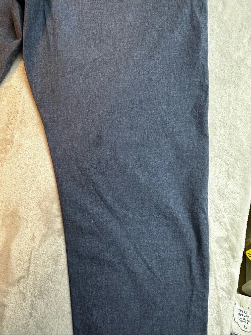 J.Crew Bedford Blue Cotton Chino Dress Pants Men’s 35x32 Flat Front